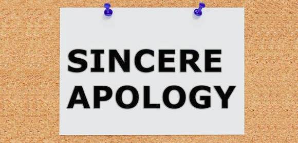 Apologize